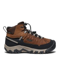 Big Kids' Targhee IV Waterproof Hiking Boot  |  Bison/Brindle