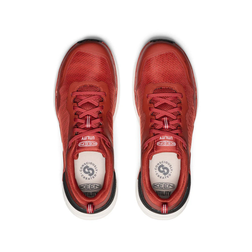 Men's Speedworks Work Sneaker (Carbon Toe) | Red Ochre/Black - Image 4