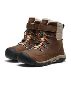 Alternative view of Big Kids' Kanibou Waterproof Winter Boot  |  Dark Earth/Roasted Pecan