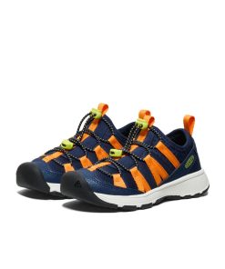 Alternative view of Little Kids' Motozoa Sneaker  |  Naval Academy/Bright Marigold