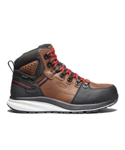 Men's Red Hook Waterproof Boot (Carbon Toe)  |  Tobacco/Black