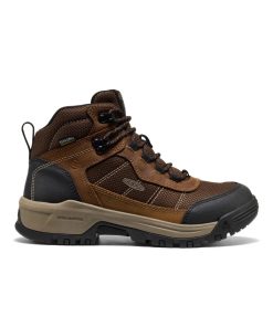 Women's Skokie Waterproof Work Boot (Soft Toe)  |  Bison/Black
