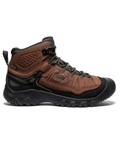 Men's Targhee IV Wide Waterproof Hiking Boot  |  Bison/Black