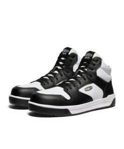 Alternative view of Men's Overton Mid Work Shoe (Carbon Toe)  |  Star White/Black