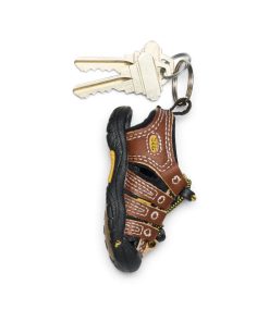 Alternative view of Newport Sandal Keychain  |  Brown