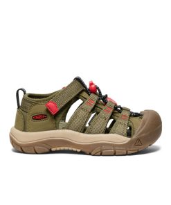 Little Kids' Newport H2  |  Martini Olive/Aura Orange