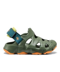 Toddlers' HyperFLT Clog  |  Bronze Green/Orange Peel