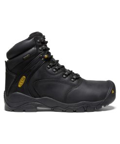 Men's Louisville 6 Waterproof Boot (Steel Toe)  |  Black