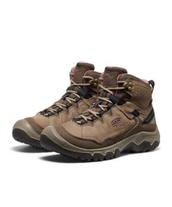 Alternative view of Women's Targhee IV Wide Waterproof Hiking Boot  |  Brindle/Nostalgia Rose