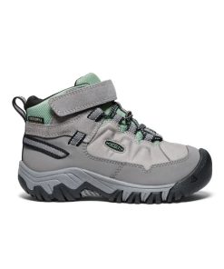 Little Kids' Targhee IV Waterproof Hiking Boot  |  Alloy/Granite Green