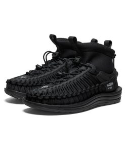 Alternative view of Women's UNEEK High Top x HYKE  |  HYKE Black