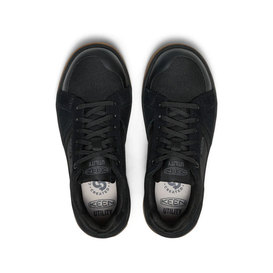 Women's Kenton Work Shoe (Carbon Toe) | Black/Gum - Image 4