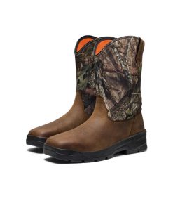 Alternative view of Men's Flatland Pull-On Waterproof Work Boot (Soft Toe)  |  MOSSY OAK®  BREAK-UP COUNTRY©®