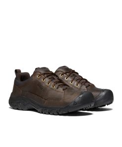 Alternative view of Men's Targhee III Oxford Wide Shoe  |  Dark Earth/Mulch