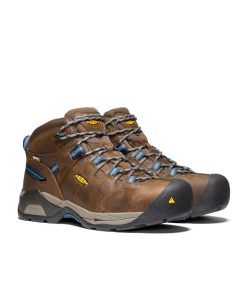 Alternative view of Men's Detroit XT Waterproof Boot (Steel Toe)  |  Cascade Brown/Orion Blue