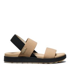 Women's Elle Backstrap Sandal Wide  |  Cornstalk/Black