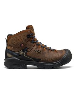 Men's Targhee IV LTR Waterproof Work Boot (Carbon Toe)  |  Bison/Black