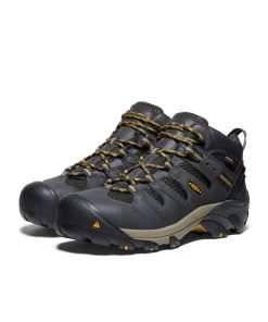 Alternative view of Men's Lansing Mid Waterproof (Steel Toe)  |  Raven/Tawny Olive