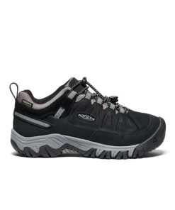 Big Kids' Targhee IV Waterproof Hiking Shoe  |  Black/Steel Grey