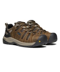 Alternative view of Men's Flint II Waterproof (Steel Toe)  |  Cascade Brown/Orion Blue