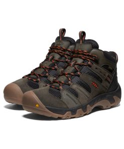 Alternative view of Men's Headout Waterproof Hiking Boot  |  Black Olive/Fossil Orange