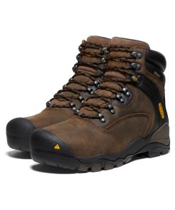 Alternative view of Men's Louisville 6 Waterproof Boot (Steel Toe)  |  Cascade Brown