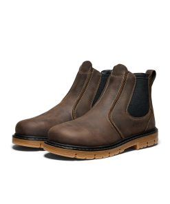 Alternative view of Men's San Jose Chelsea 90° Heel Boot (Aluminum Toe)  |  Cascade Brown/Gum