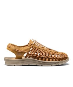 All Gender UNEEK Leather Sneaker  |  Oak Buff/Plaza Taupe