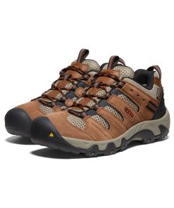 Alternative view of Men's Headout Waterproof Hiking Shoe  |  Bison/Fossil Orange