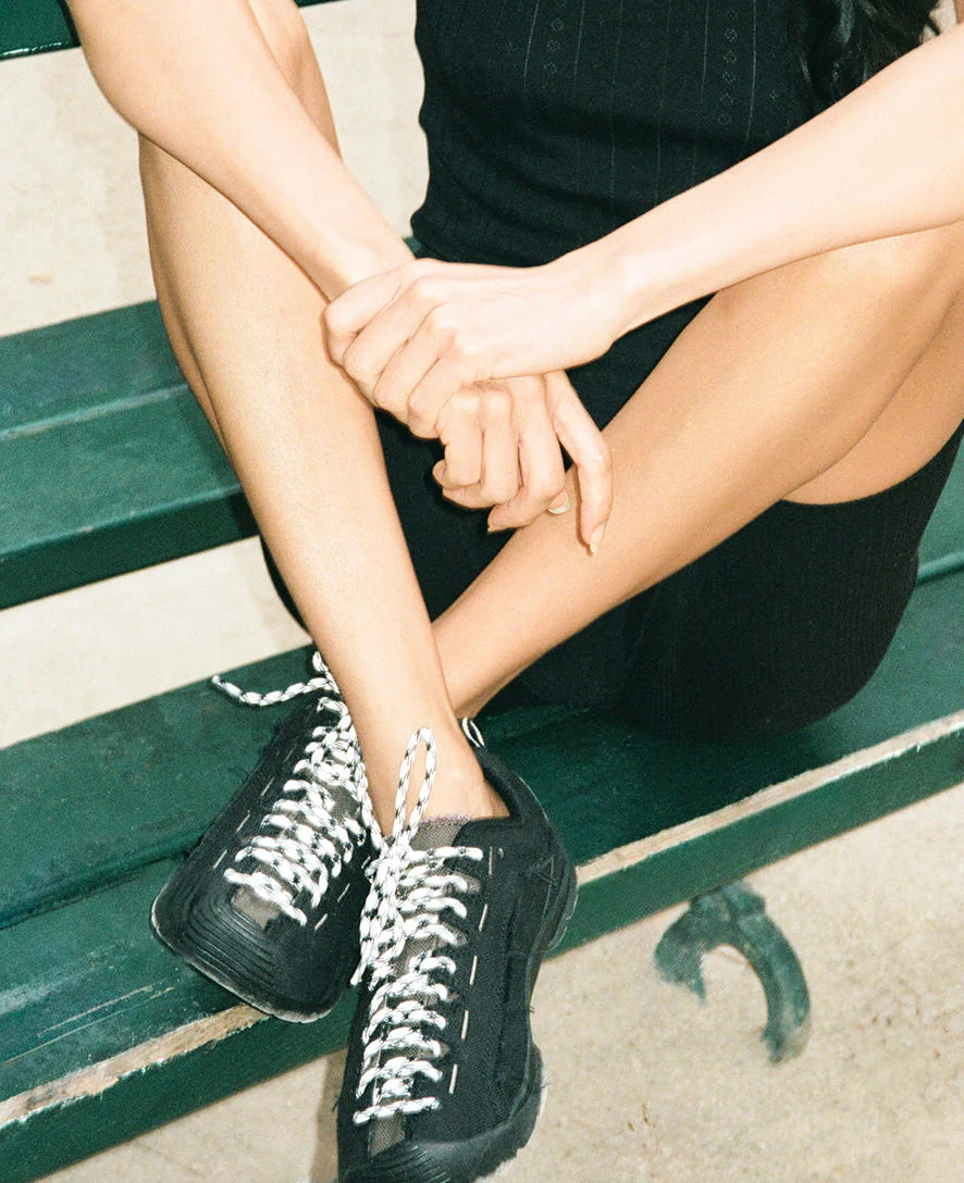 Women's Jasper Split Skall Studio Sneaker | Skall Black - Image 8