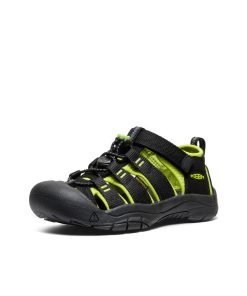 Alternative view of Big Kids' Newport H2  |  Black/Lime Green