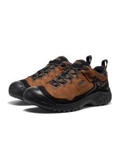 Alternative view of Men's Targhee IV Wide Waterproof Hiking Shoe  |  Bison/Black