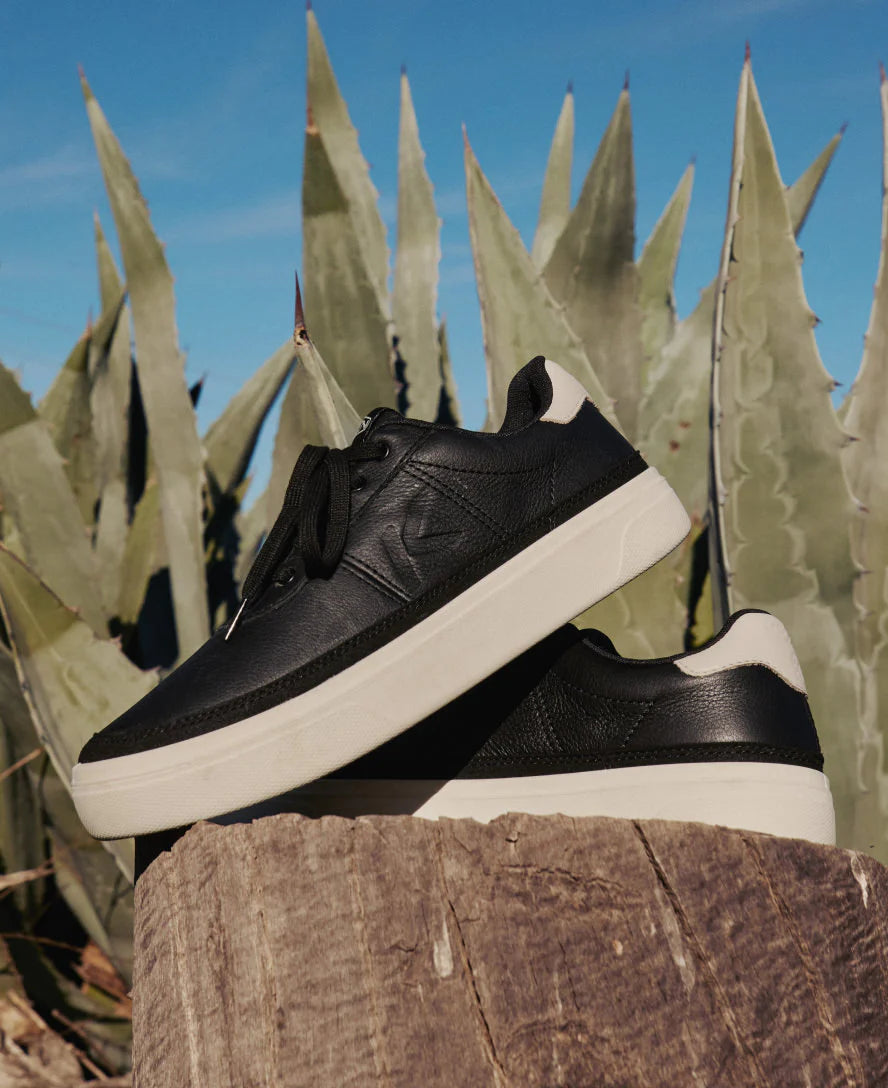 Men's KM1 Leather Sneaker | Black/Birch - Image 9