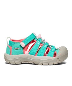 Little Kids' Newport H2  |  Bright Aqua/Giggle Pink