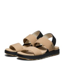 Alternative view of Women's Elle Backstrap Sandal Wide  |  Cornstalk/Black
