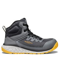 Men's Arvada Mid Work Sneaker (Carbon Toe)  |  Black/Keen Yellow