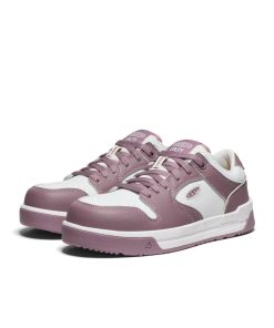 Alternative view of Women's Overton Work Shoe (Carbon Toe)  |  Toadstool/Star White