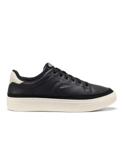 Women's KM1 Leather Sneaker  |  Black/Birch