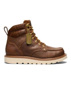 Men's Cincinnati 6 Boot (Soft Toe) x Noon Goons   |  Leather Brown/Off White