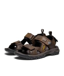 Alternative view of Men's Targhee III Open Toe Sandal  |  Bison/Mulch