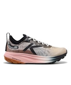 Women's Seek Trail Running Shoe  |  Black/Sunset Sand