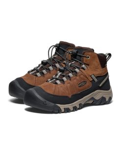 Alternative view of Big Kids' Targhee IV Waterproof Hiking Boot  |  Bison/Brindle