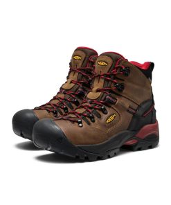 Alternative view of Men's Pittsburgh Energy 6 Waterproof Boot (Carbon Toe)  |  Bison/Black