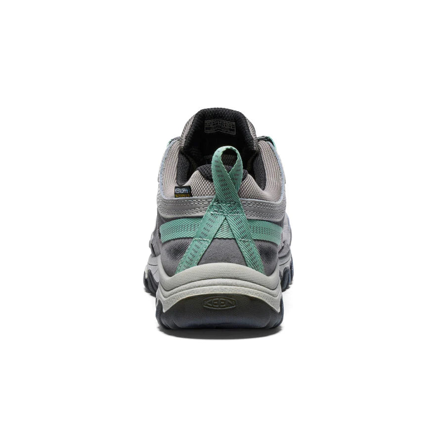 Women's Targhee IV Wide Waterproof Hiking Shoe | Alloy/Granite Green - Image 5