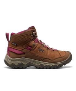 Women's Targhee IV Waterproof Hiking Boot  |  Bison/Beaujolais