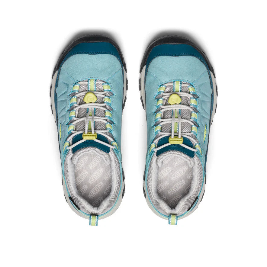 Big Kids' Targhee IV Waterproof Hiking Shoe | Reef Waters/Daiquiri Green - Image 4