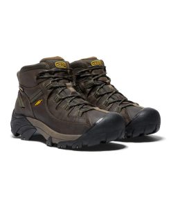 Alternative view of Men's Targhee II Waterproof Mid Wide  |  Canteen/Dark Olive